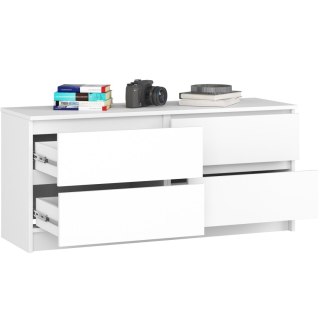 KOMODA K120 4SZ CLP PK BIAŁY
