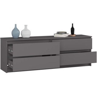 KOMODA K160 4SZ CLP PK GRAFIT SZARY