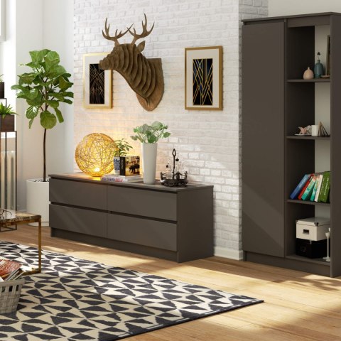 KOMODA K160 4SZ CLP PK GRAFIT SZARY
