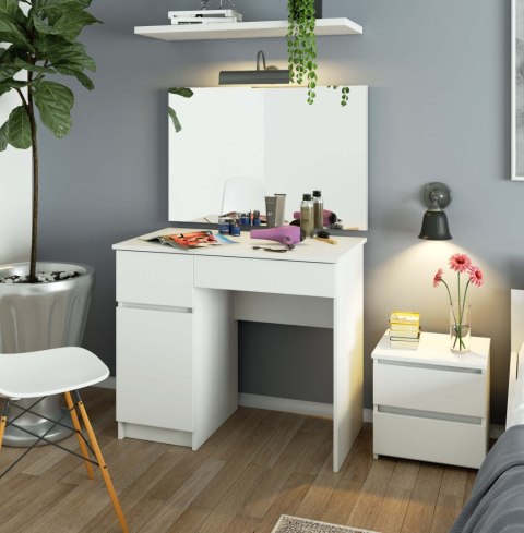 Toaletka z lustrem CLP P-2/SL 900x600 LEWE PK BIAŁA