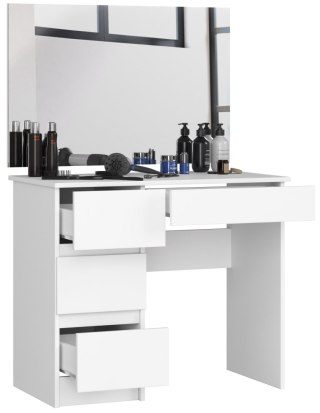 Toaletka z lustrem CLP T-6/SL 900x600 LEWA PK BIAŁA