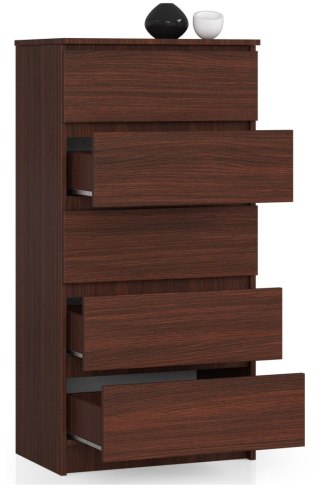 KOMODA K 60 cm 5 SZUFLAD PK WENGE