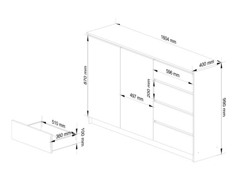 KOMODA K013 CLP PK BIAŁA