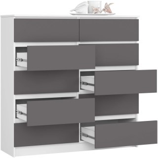 KOMODA K120 10SZ CLP PK BIAŁY / SZARY