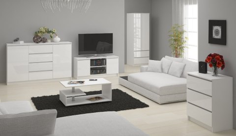 KOMODA K120 6SZ CLP PK BIAŁY POŁYSK