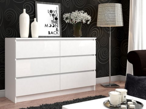 KOMODA K120 6SZ CLP PK BIAŁY