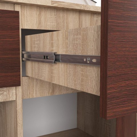 KOMODA K140 3D 3SZ CLP PK SONOMA / WENGE