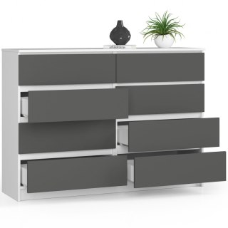KOMODA K140 8SZ CLP PK BIAŁY / SZARY