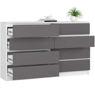 KOMODA K160 8SZ CLP PK BIAŁA / SZARY