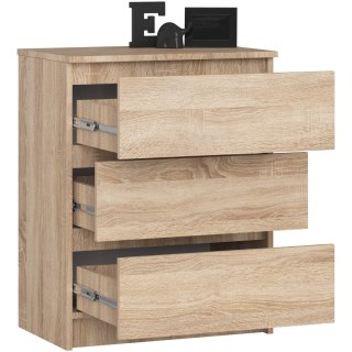 KOMODA K60 3SZ CLP PK DĄB SONOMA
