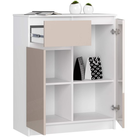KOMODA K80 2D 1SZ CLP PK CAPPUCCINO POŁYSK