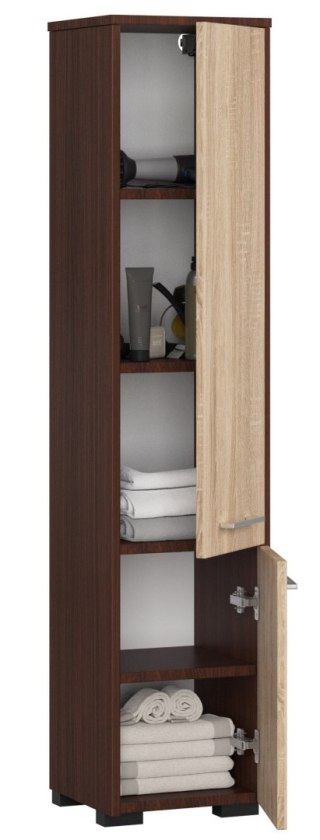 REGAŁ ŁAZIENKA FIN SŁUPEK 30 2D 140cm VENGE / SONOMA