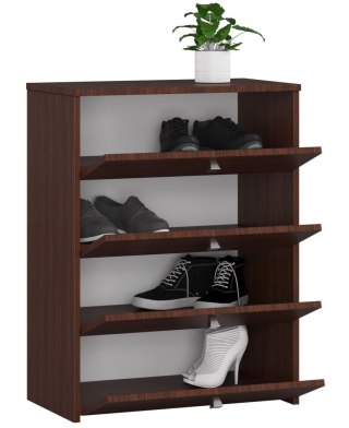 SZAFKA NA BUTY 4 UCHYLNE DRZWICZKI 60 cm WENGE