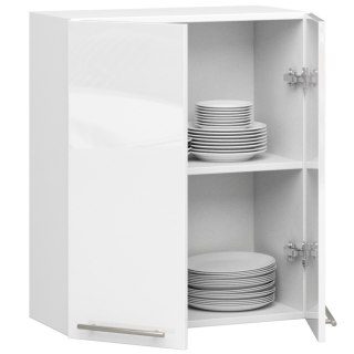 WISZĄCA SZAFKA KUCHENNA OLIWIA W 60cm BIAŁA-BIAŁA POŁYSK H720