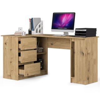 BIURKO NAROŻNE B20 CLP LEWOSTRONNE PK DĄB ARTISAN