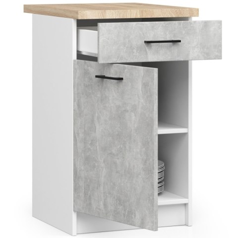Szafka OLIWIA S50 SZ1 + BLAT BIAŁA / BETON