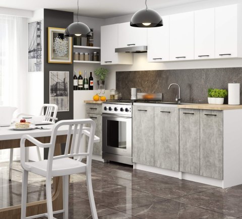 Szafka OLIWIA S50 SZ1 + BLAT BIAŁA / BETON