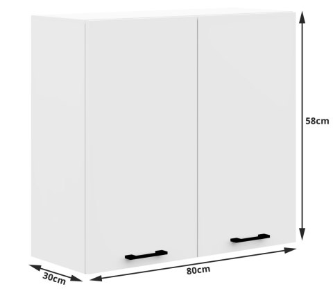 Szafka OLIWIA W80 H580 BIAŁA