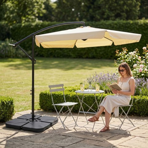 PARASOL OGRODOWY CYNIA BEŻOWY