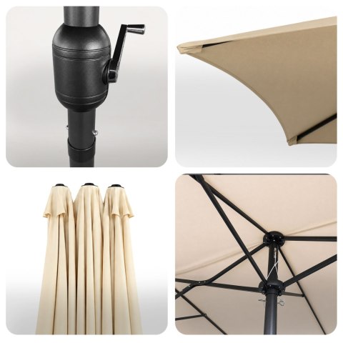 PARASOL OGRODOWY TILIA BEŻOWY