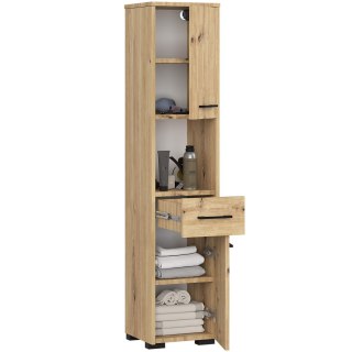 REGAŁ ŁAZIENKA FIN SŁUPEK 30 2D 1SZ 1W 140cm PK ARTISAN