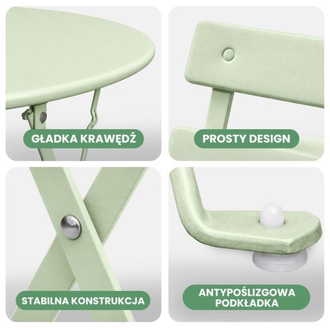 ZESTAW MEBLI BALKONOWYCH ORION ZIELONY